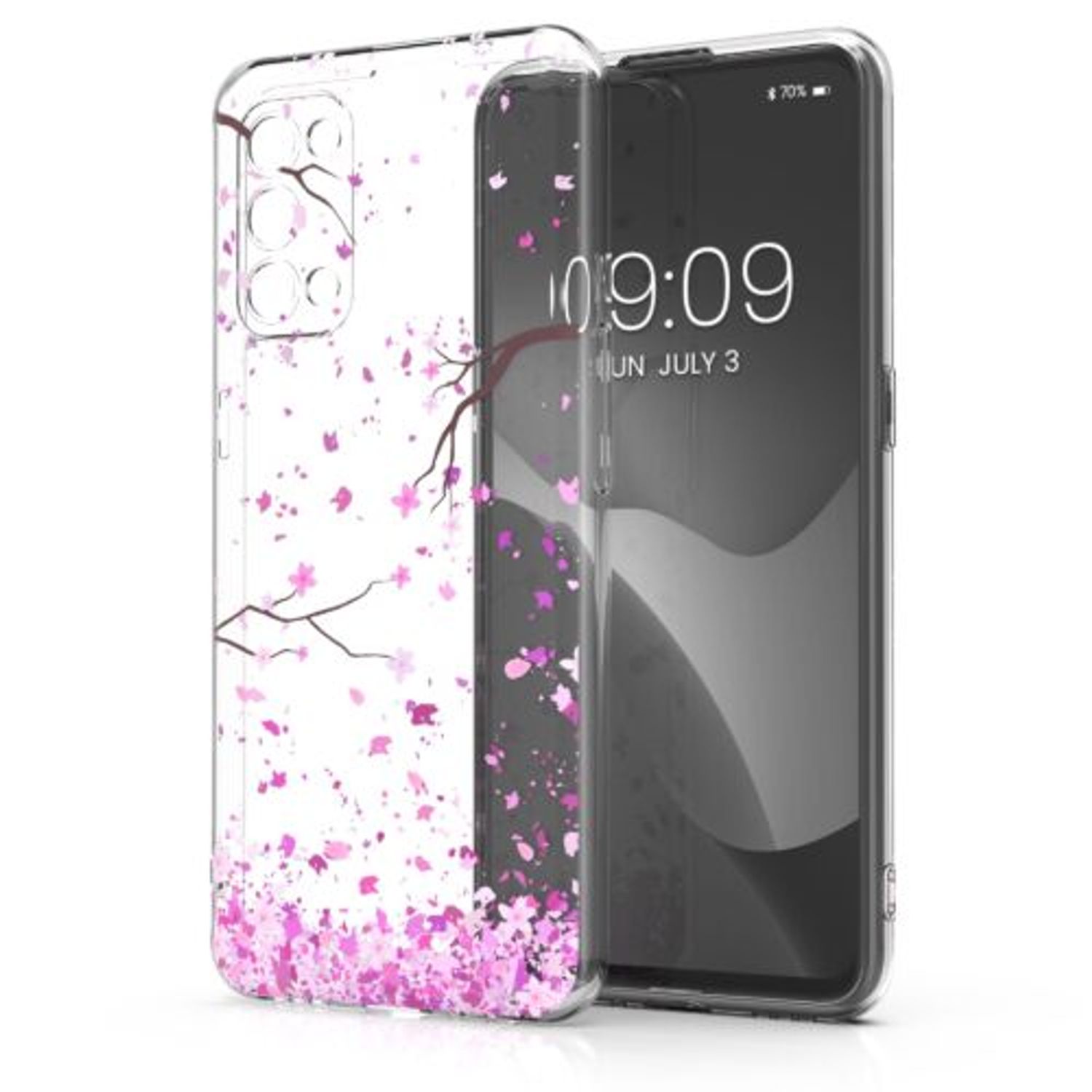 Husa Kwmobile pentru OPPO Find X3 Lite, Silicon, Multicolor, 57334.01 fotografia produsului
