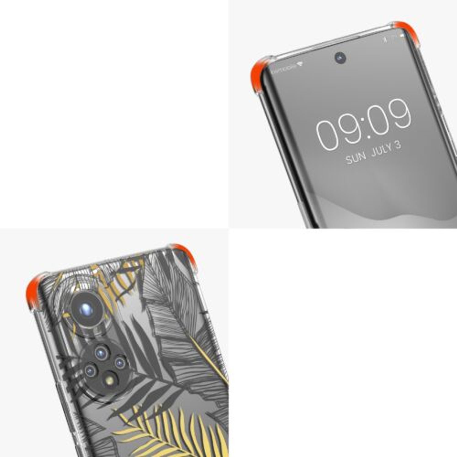 Husa Kwmobile pentru Honor 50, Silicon, Multicolor, 57336.01 fotografia produsului View 8 L