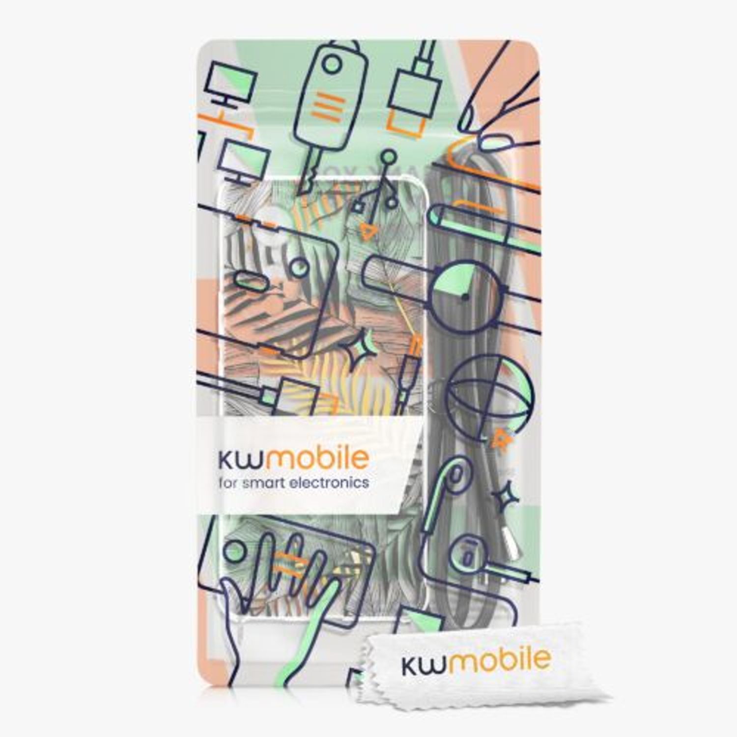 Husa Kwmobile pentru Honor 50, Silicon, Multicolor, 57336.01 fotografia produsului View 7 L