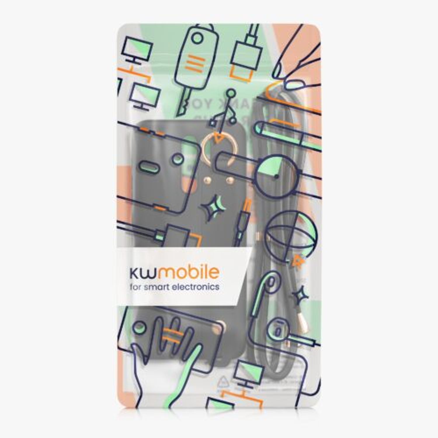 Husa Kwmobile pentru Xiaomi Redmi 9, Silicon, Negru, 57329.01 fotografia produsului View 7 L