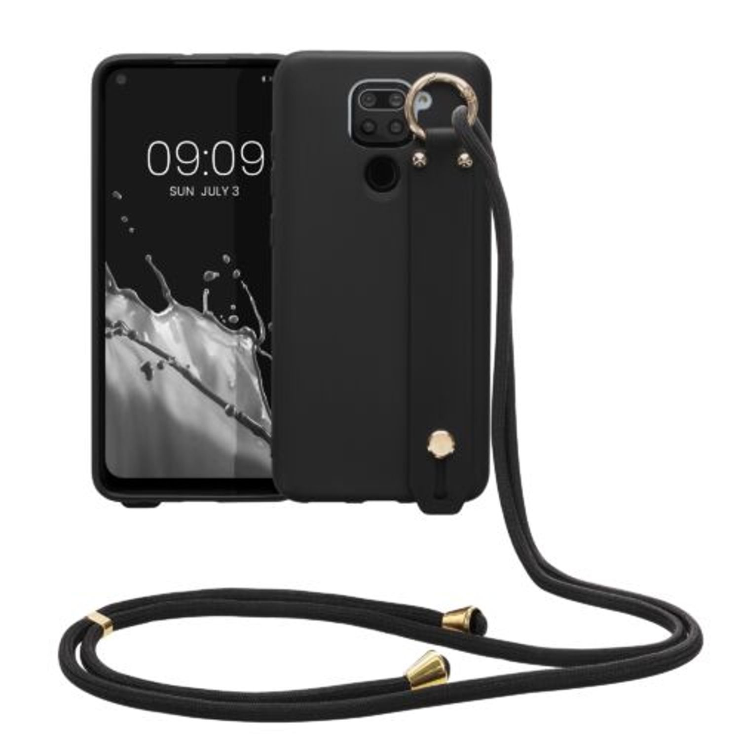 Husa Kwmobile pentru Xiaomi Redmi Note 9, Silicon, Negru, 57330.01 fotografia produsului