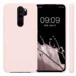 Husa Kwmobile pentru Xiaomi Redmi Note 8 Pro, Silicon, Crem, 50248.225 fotografia produsului