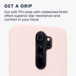 Husa Kwmobile pentru Xiaomi Redmi Note 8 Pro, Silicon, Crem, 50248.225 fotografia produsului View 3 S