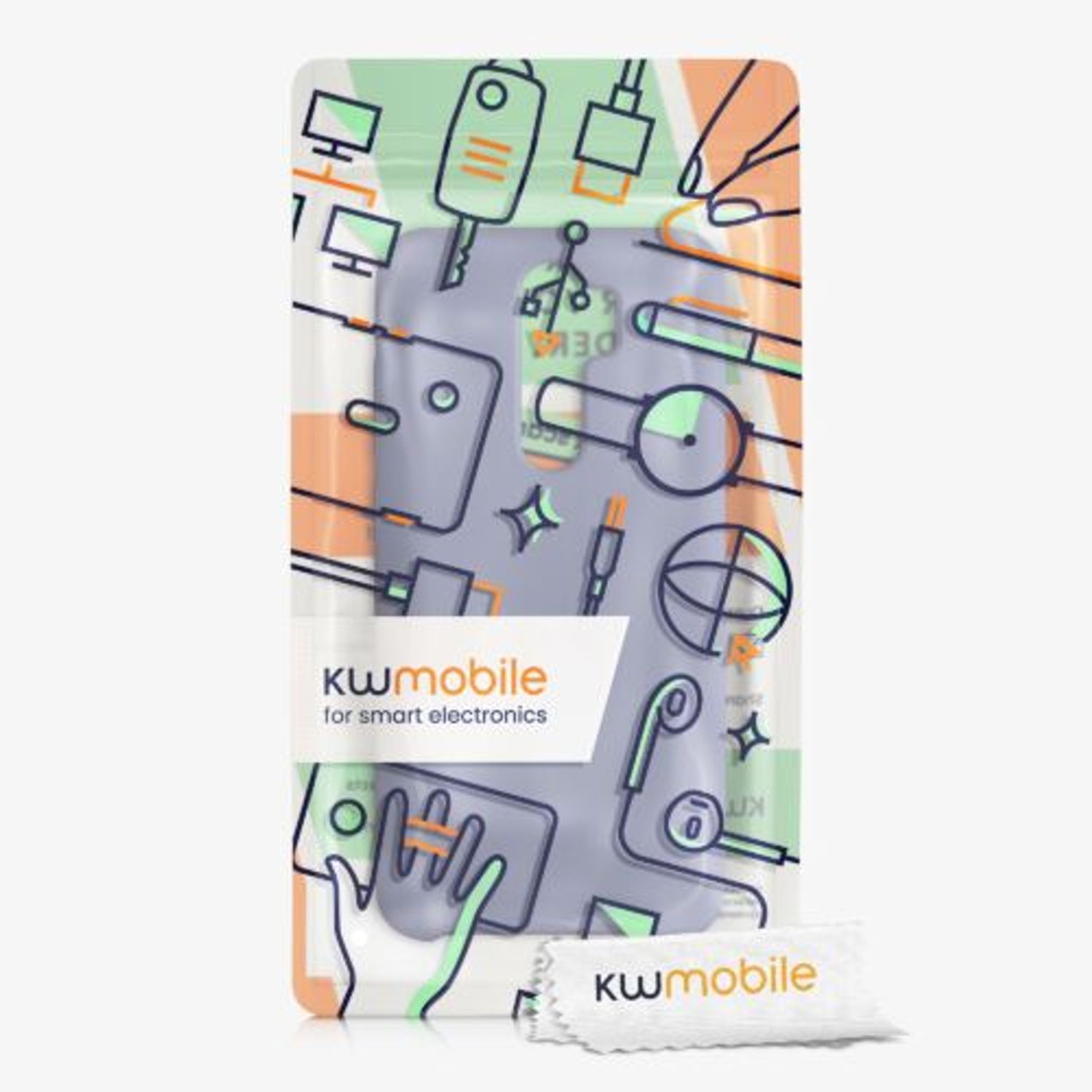 Husa Kwmobile pentru Xiaomi Redmi Note 8 Pro, Silicon, Albastru, 50248.130 fotografia produsului View 5 L