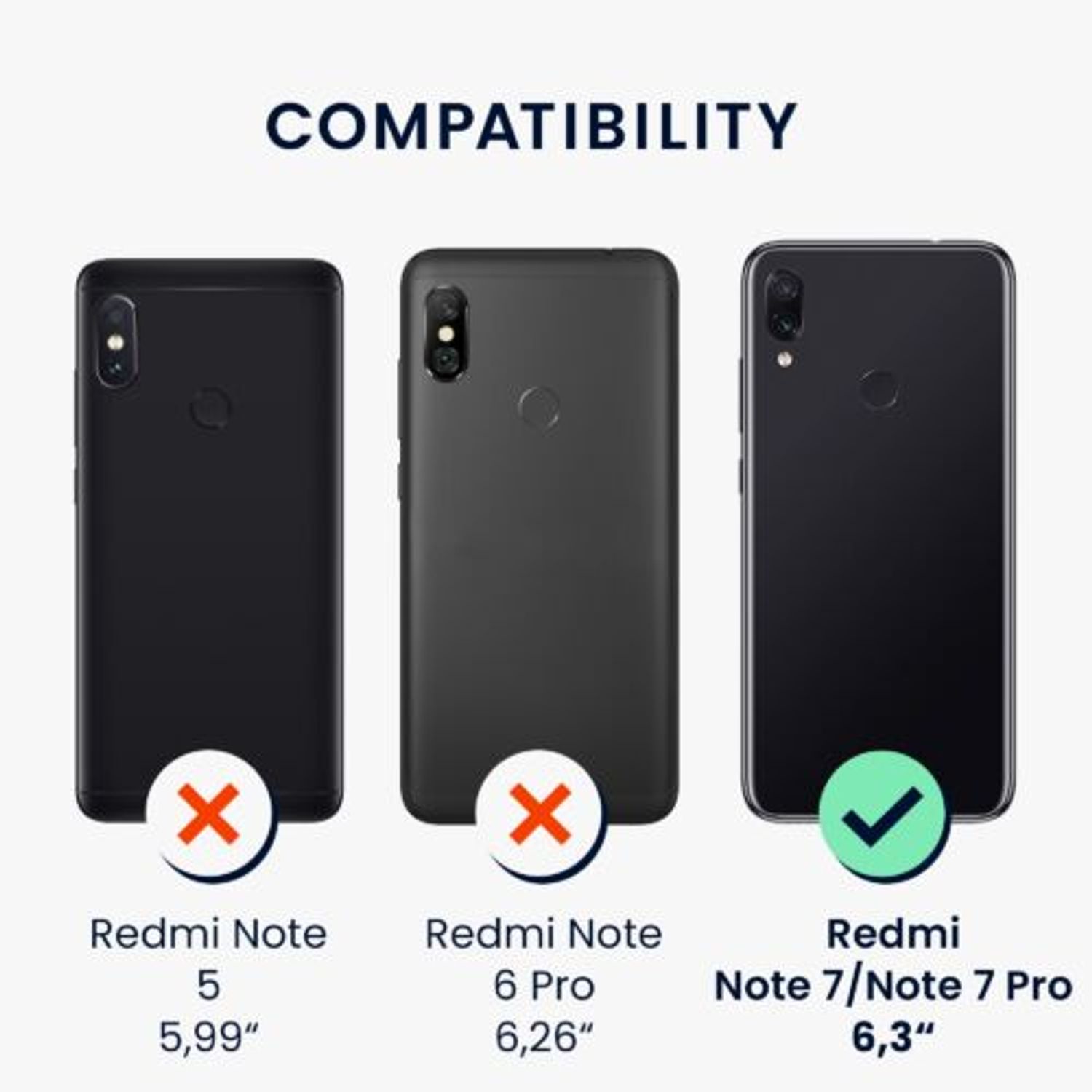 Husa Kwmobile pentru Xiaomi Redmi Note 7/Redmi Note 7 Pro, Silicon, Mov, 48714.109 fotografia produsului View 5 L