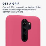 Husa Kwmobile pentru Xiaomi Redmi Note 8 Pro, Silicon, Roz, 50248.238 fotografia produsului View 3 S