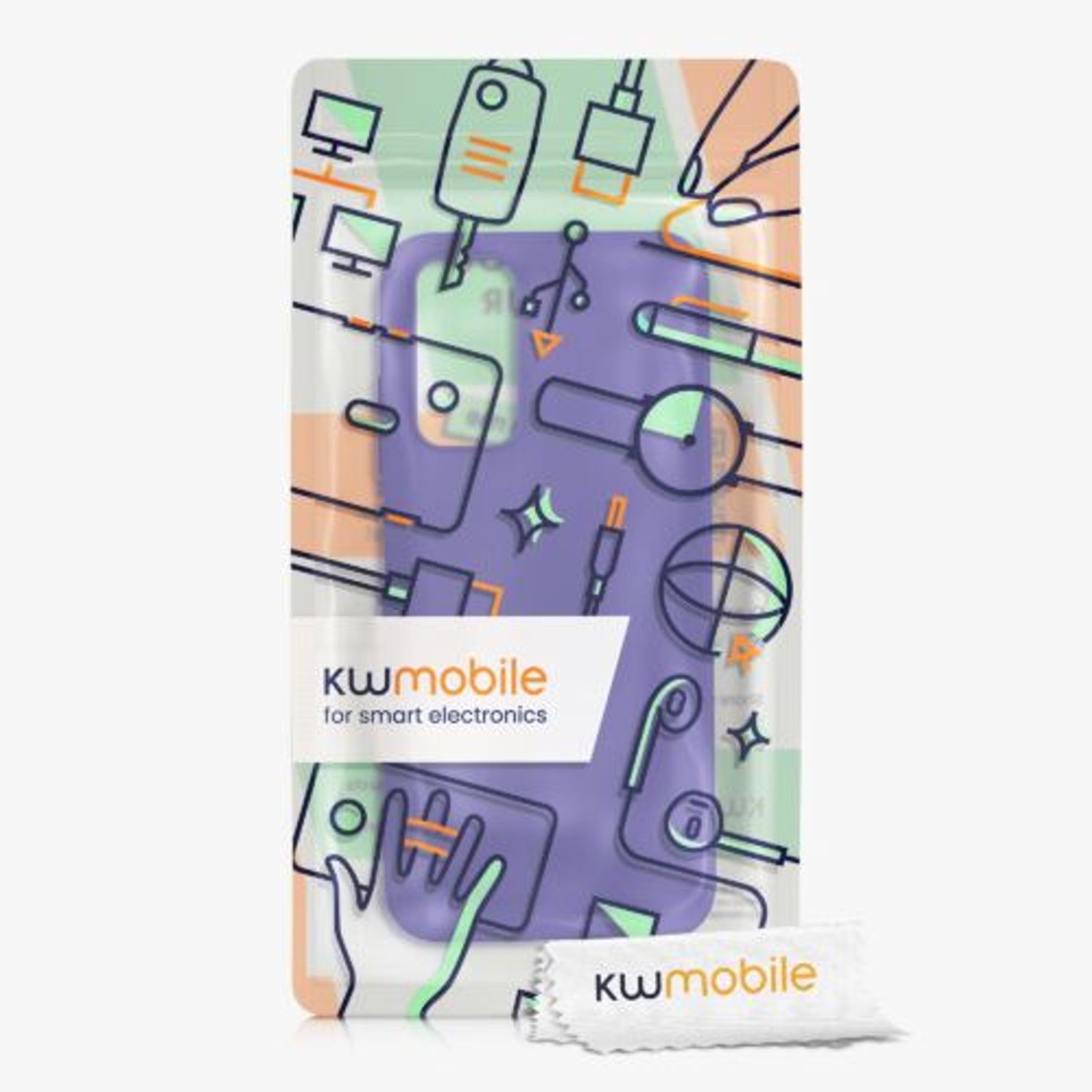 Husa Kwmobile pentru Xiaomi Redmi Note 11/Redmi Note 11s, Silicon, Albastru, 57368.234 fotografia produsului View 3 L