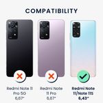 Husa Kwmobile pentru Xiaomi Redmi Note 11/Redmi Note 11s, Silicon, Albastru, 57368.234 fotografia produsului View 4 S