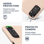 Husa Kwmobile pentru Xiaomi Redmi Note 11/Redmi Note 11s, Silicon, Crem, 57372.225 fotografia produsului View 8 S