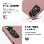 Husa Kwmobile pentru Xiaomi Redmi Note 11/Redmi Note 11s, Silicon, Roz, 57372.193 fotografia produsului View 3 S