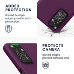 Husa Kwmobile pentru Xiaomi Redmi Note 11/Redmi Note 11s, Silicon, Violet, 57372.187 fotografia produsului View 3 S