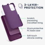Husa Kwmobile pentru Xiaomi Redmi Note 11/Redmi Note 11s, Silicon, Violet, 57372.187 fotografia produsului View 2 S