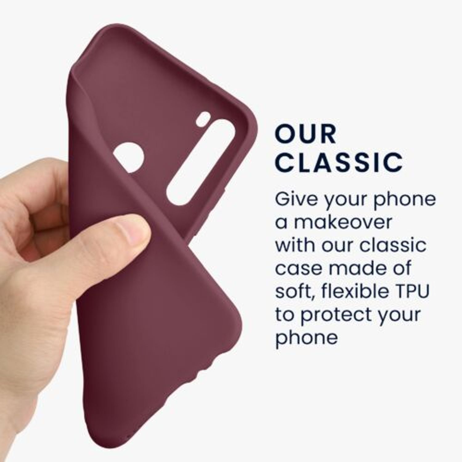 Husa Kwmobile pentru Xiaomi Redmi Note 8, Silicon, Violet, 50180.190 fotografia produsului View 3 L