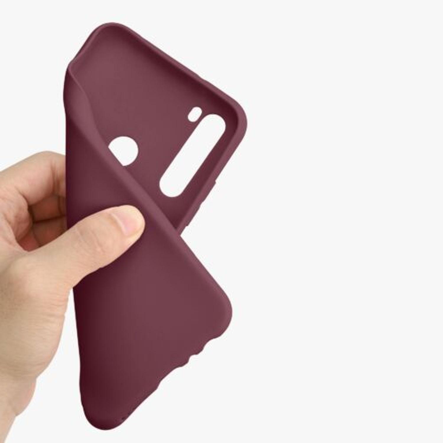 Husa Kwmobile pentru Xiaomi Redmi Note 8, Silicon, Violet, 50180.190 fotografia produsului View 6 L