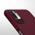 Husa Kwmobile pentru Xiaomi Redmi Note 10 5G, Silicon, Rosu, 54947.187 fotografia produsului View 7 S