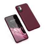 Husa Kwmobile pentru Xiaomi Redmi Note 10 5G, Silicon, Rosu, 54947.187 fotografia produsului