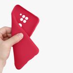 Husa Kwmobile pentru Xiaomi Redmi Note 9, Silicon, Rosu, 52437.229 fotografia produsului View 5 S