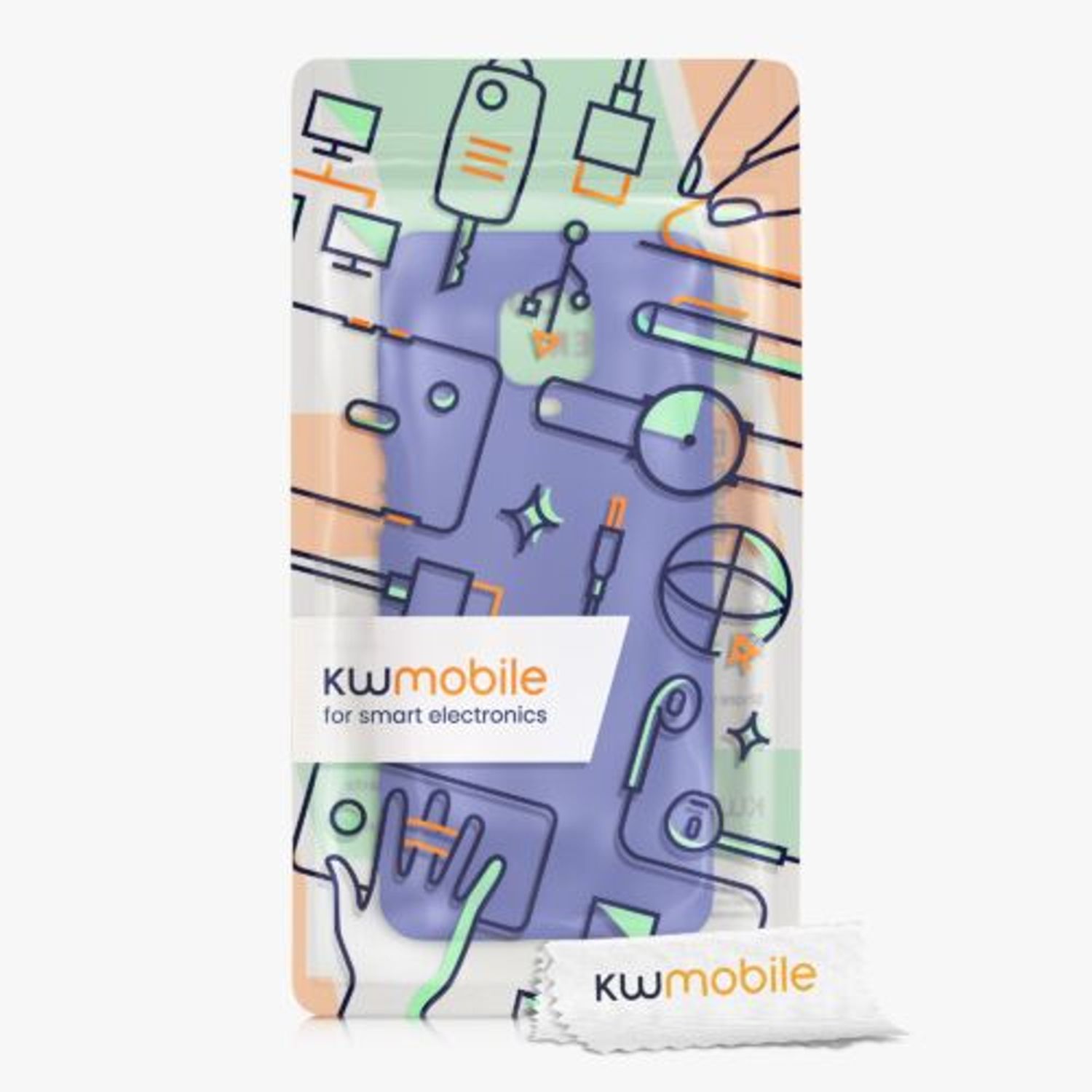 Husa Kwmobile pentru Xiaomi Redmi Note 9S/Redmi Note 9 Pro/Redmi Note 9 Pro Max, Silicon, Albastru, 52140.234 fotografia produsului View 3 L