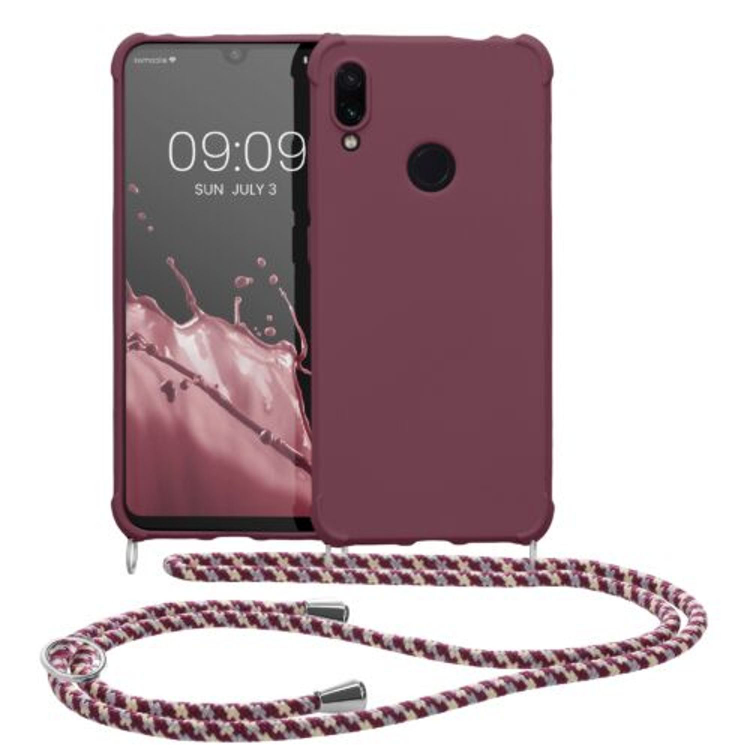 Husa Kwmobile pentru Xiaomi Redmi Note 7/Redmi Note 7 Pro, Silicon, Violet, 49965.187 fotografia produsului