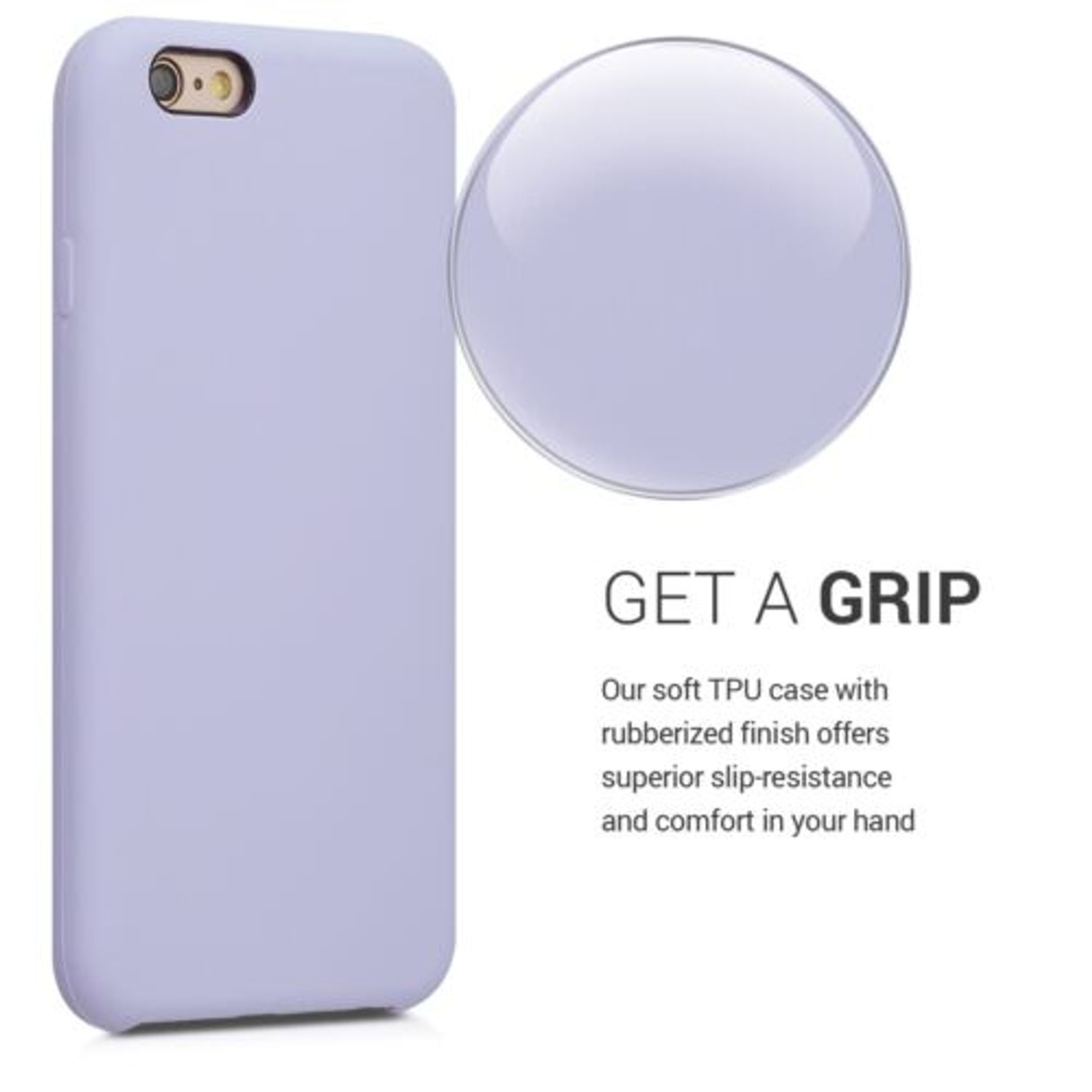 Husa pentru Apple iPhone 6/iPhone 6s, Silicon, Mov, 40223.139 fotografia produsului View 4 L