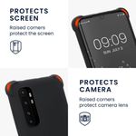 Husa Kwmobile pentru Xiaomi Mi Note 10 Lite, Silicon, Negru, 53157.01 fotografia produsului View 3 S