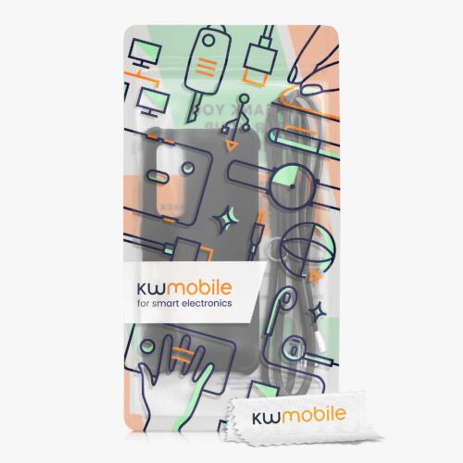 Husa Kwmobile pentru Xiaomi Mi Note 10 Lite, Silicon, Negru, 53157.01 fotografia produsului View 7 L
