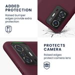 Husa Kwmobile pentru Xiaomi 11T/11T Pro, Silicon, Violet, 56245.190 fotografia produsului View 3 S