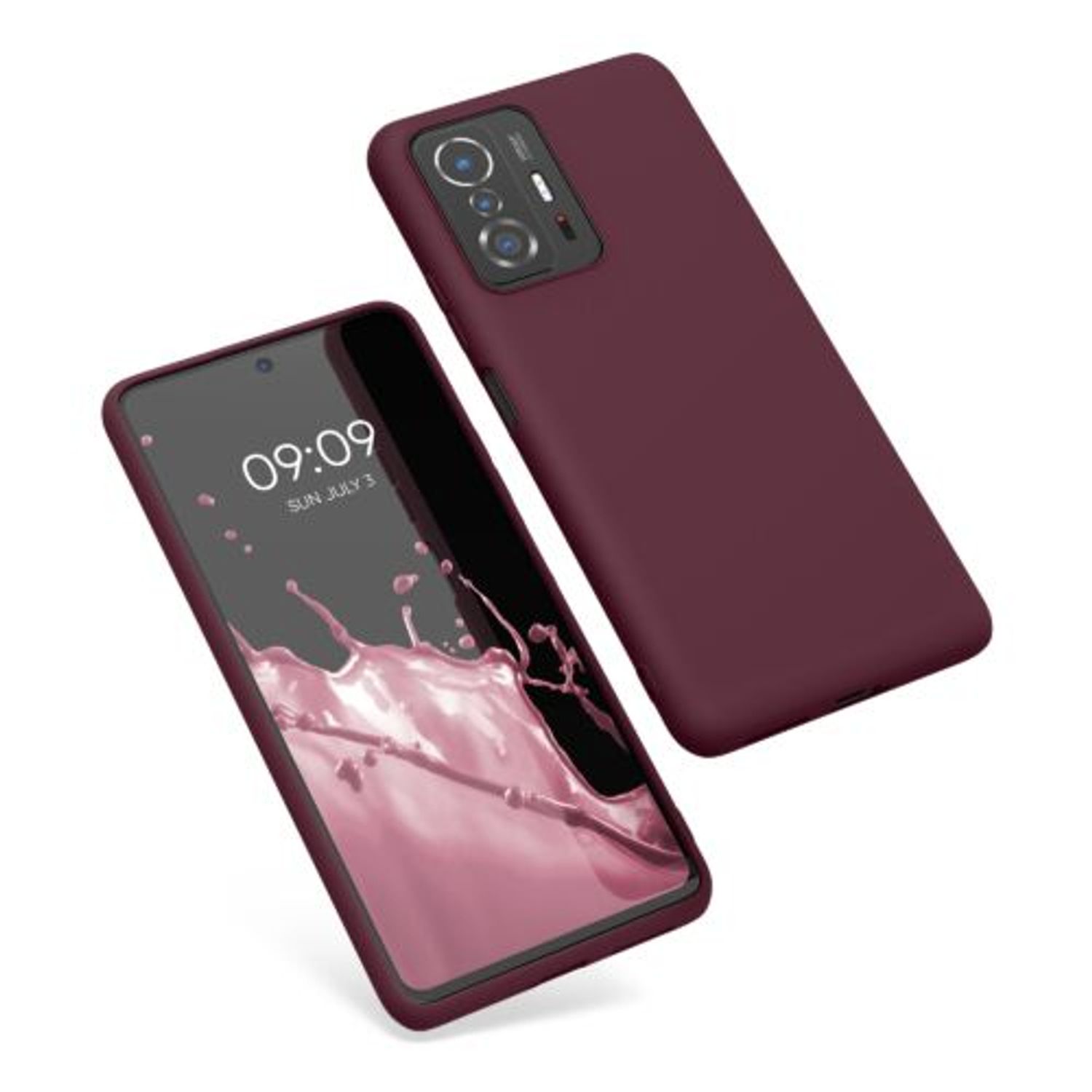Husa Kwmobile pentru Xiaomi 11T/11T Pro, Silicon, Violet, 56245.190 fotografia produsului