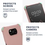 Husa Kwmobile pentru Xiaomi Poco X3 NFC/Poco X3 Pro, Silicon, Roz, 57396.154 fotografia produsului View 3 S