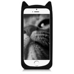 Husa pentru Apple iPhone 5/iPhone 5s/iPhone SE, Silicon, Negru, 42633.01 fotografia produsului View 3 S
