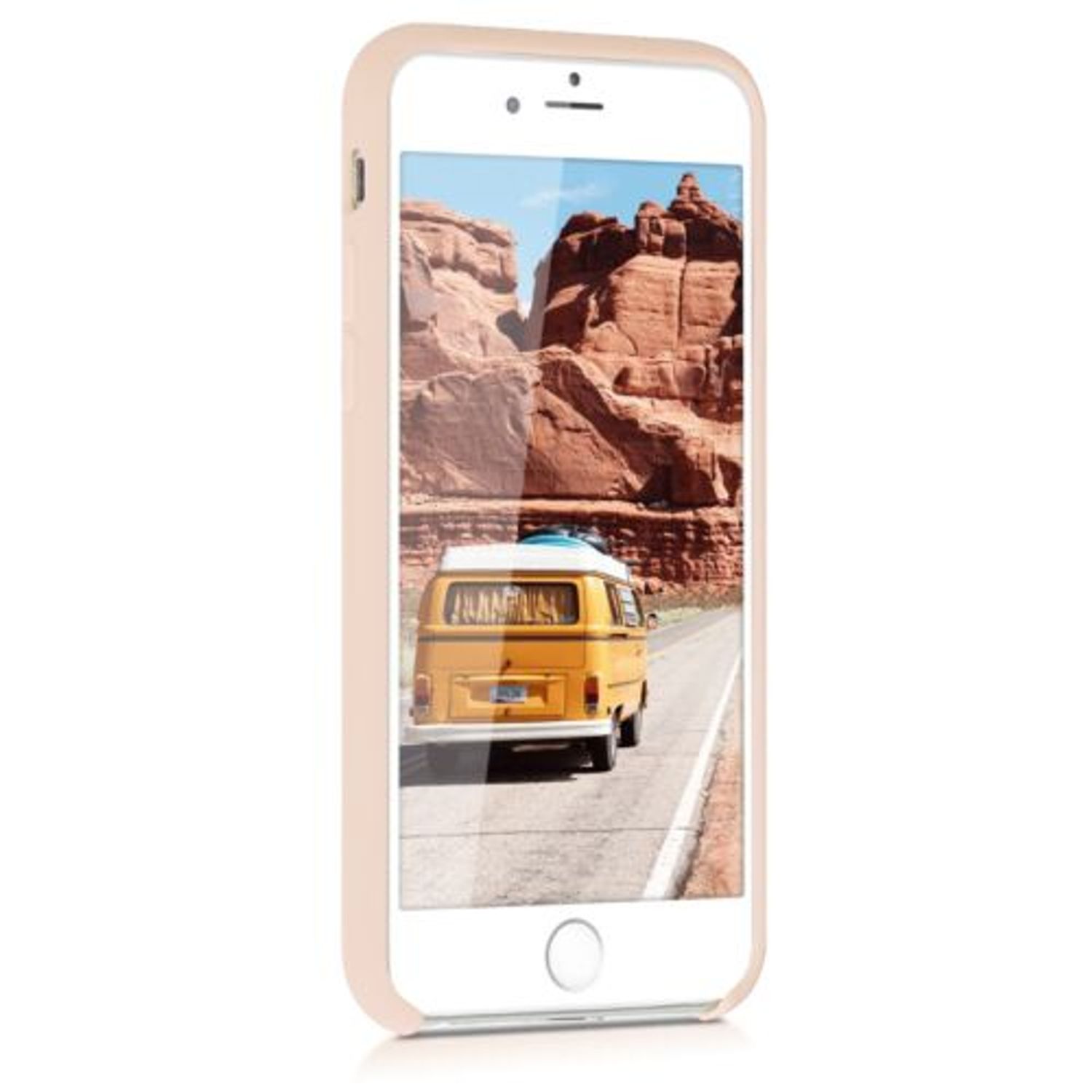 Husa pentru Apple iPhone 6/iPhone 6s, Silicon, Crem, 40223.154 fotografia produsului View 3 L