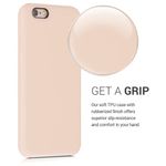 Husa pentru Apple iPhone 6/iPhone 6s, Silicon, Crem, 40223.154 fotografia produsului View 4 S