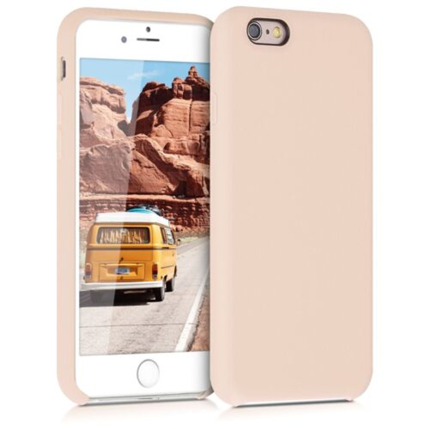 Husa pentru Apple iPhone 6/iPhone 6s, Silicon, Crem, 40223.154 fotografia produsului