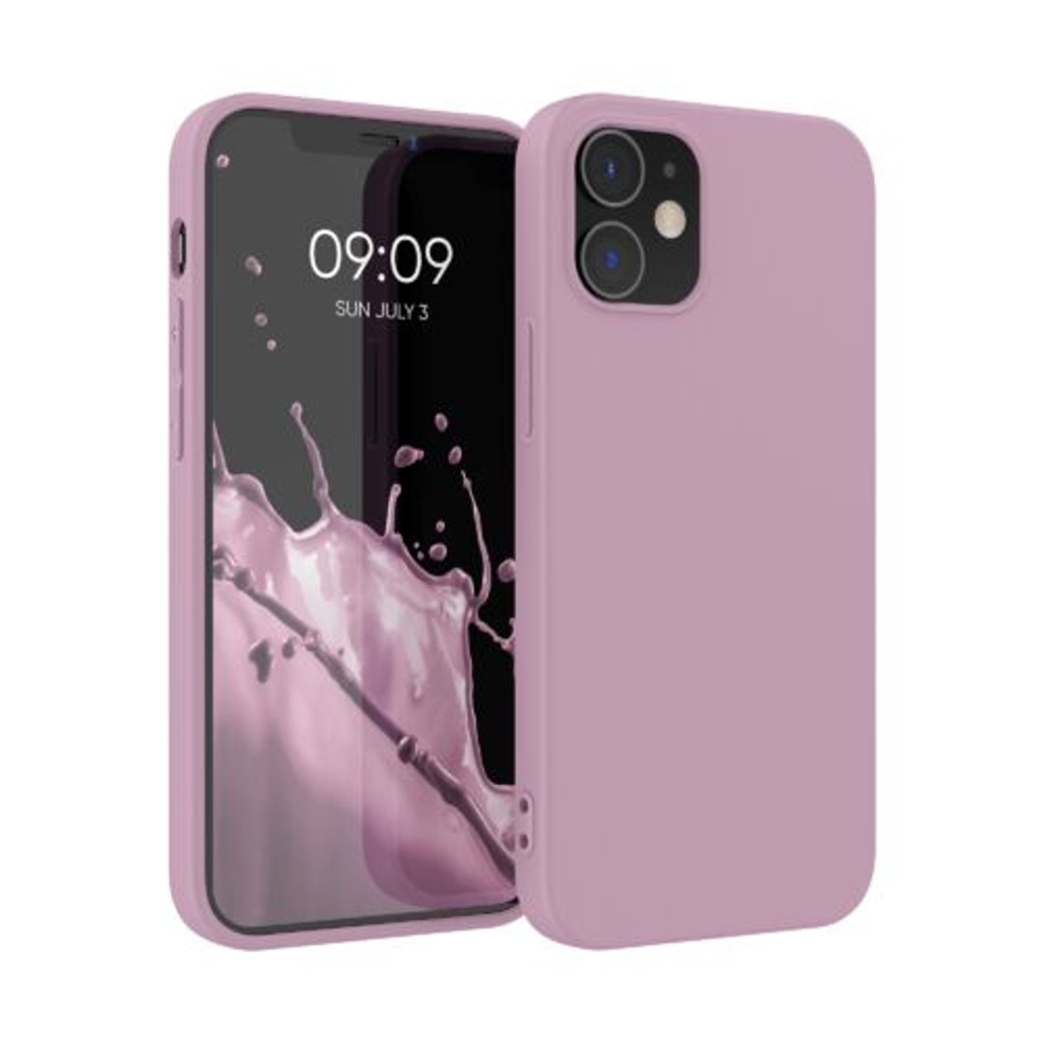 Husa pentru iPhone 12/iPhone 12 Pro, Silicon, Mov, 53938.10 fotografia produsului