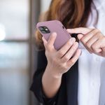 Husa pentru iPhone 12/iPhone 12 Pro, Silicon, Mov, 53938.10 fotografia produsului View 6 S