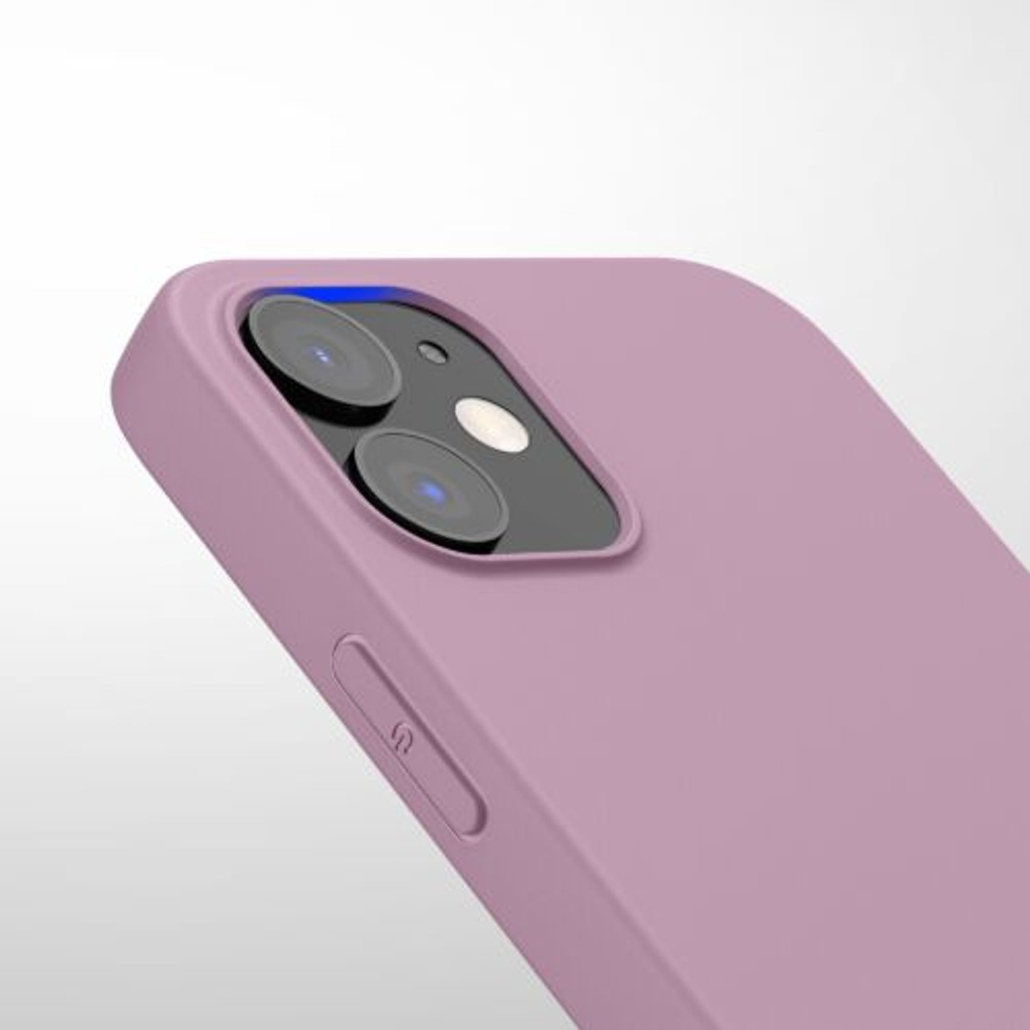 Husa pentru iPhone 12/iPhone 12 Pro, Silicon, Mov, 53938.10 fotografia produsului View 11 L