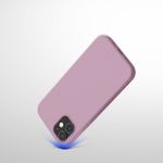 Husa pentru iPhone 12/iPhone 12 Pro, Silicon, Mov, 53938.10 fotografia produsului View 2 S