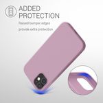 Husa pentru iPhone 12/iPhone 12 Pro, Silicon, Mov, 53938.10 fotografia produsului View 8 S