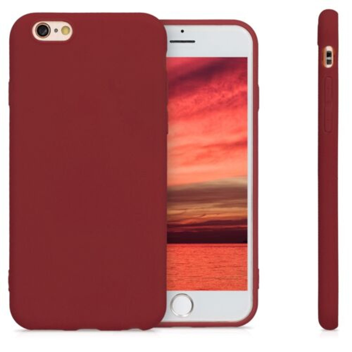 Husa pentru iPhone 6/iPhone 6s, Silicon, Rosu, 35176.160 fotografia produsului View 2 L