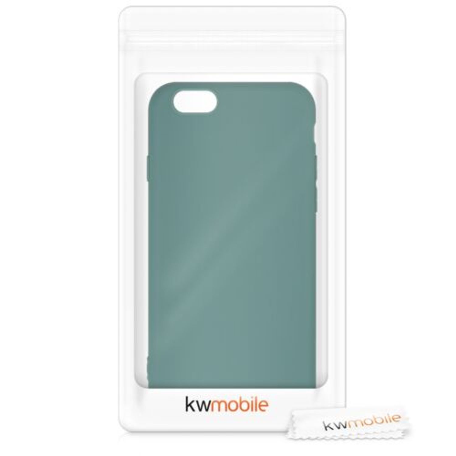 Husa pentru Apple iPhone 6/iPhone 6s, Silicon, Verde, 35176.166 fotografia produsului View 7 L