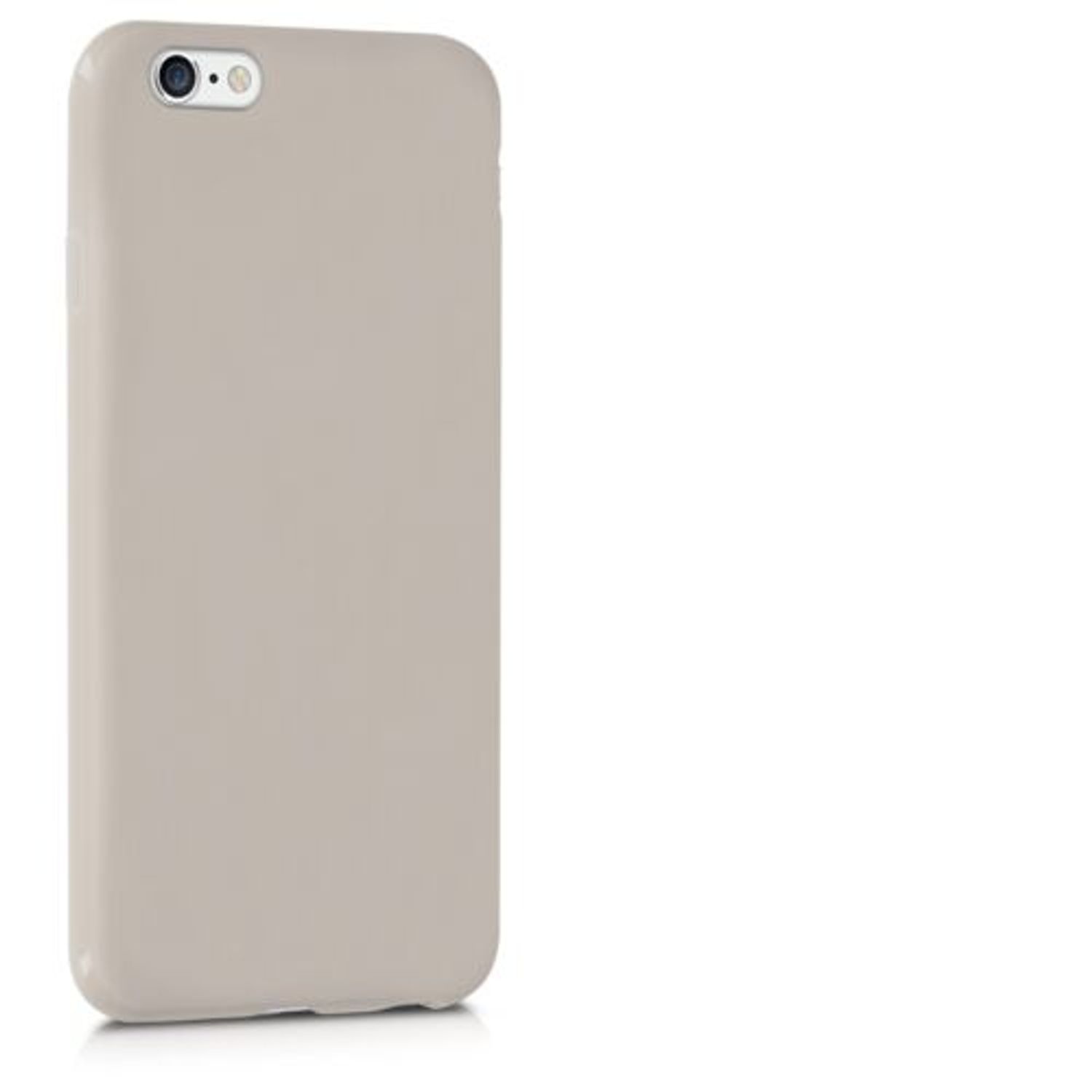 Husa pentru Apple iPhone 6/iPhone 6s, Silicon, Bej, 35176.11 fotografia produsului View 8 L