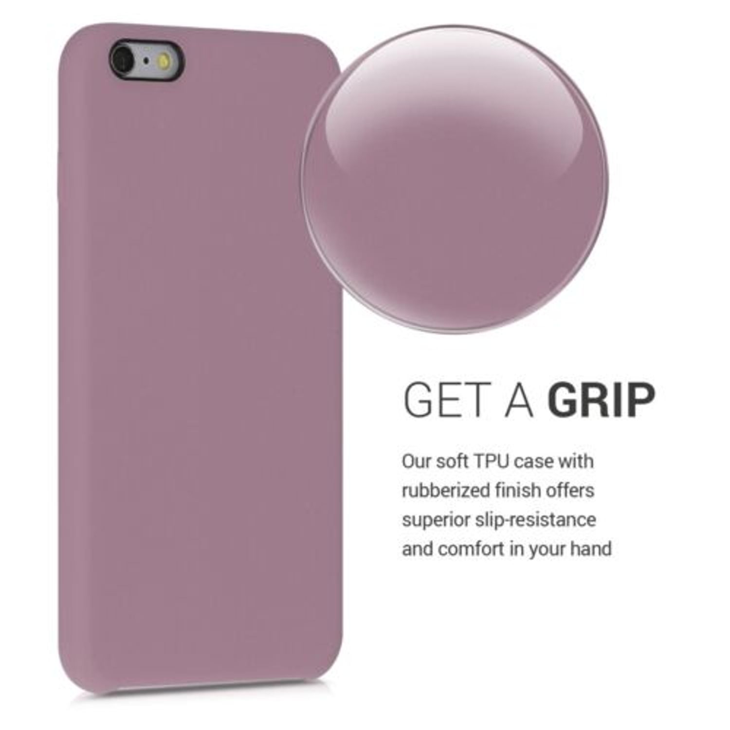 Husa pentru Apple iPhone 6 Plus/iPhone 6s Plus, Silicon, Mov, 40841.181 fotografia produsului View 4 L