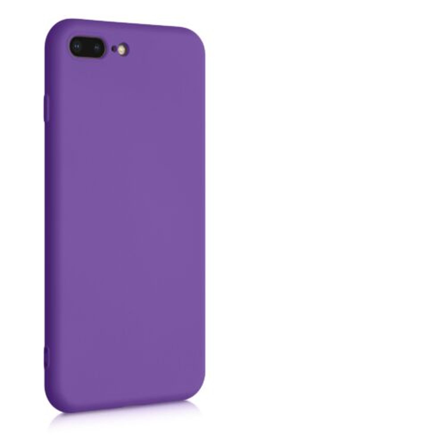 Husa pentru iPhone 8 Plus/iPhone 7 Plus, Silicon, Mov, 49981.221 fotografia produsului View 9 L