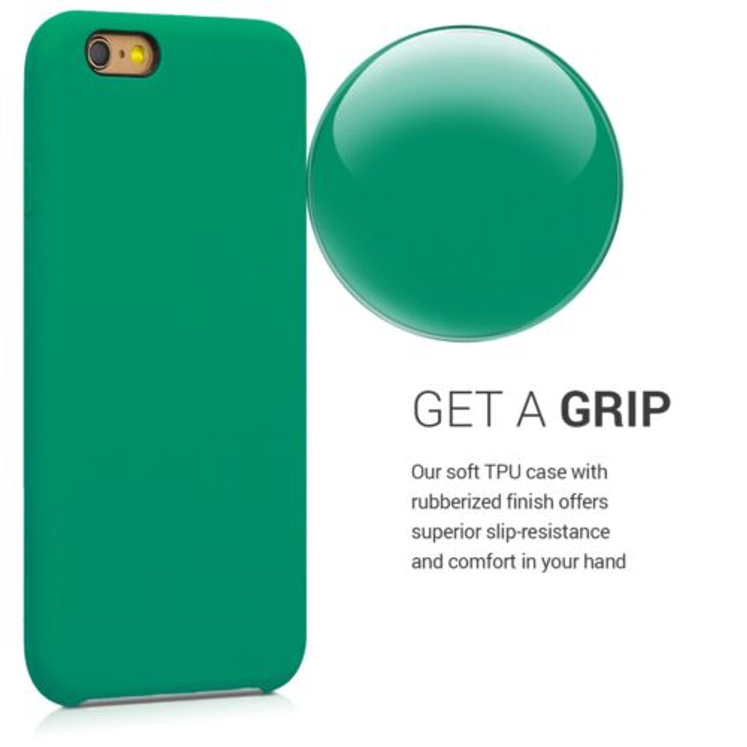 Husa pentru Apple iPhone 6/iPhone 6s, Silicon, Verde, 40223.142 fotografia produsului View 4 L