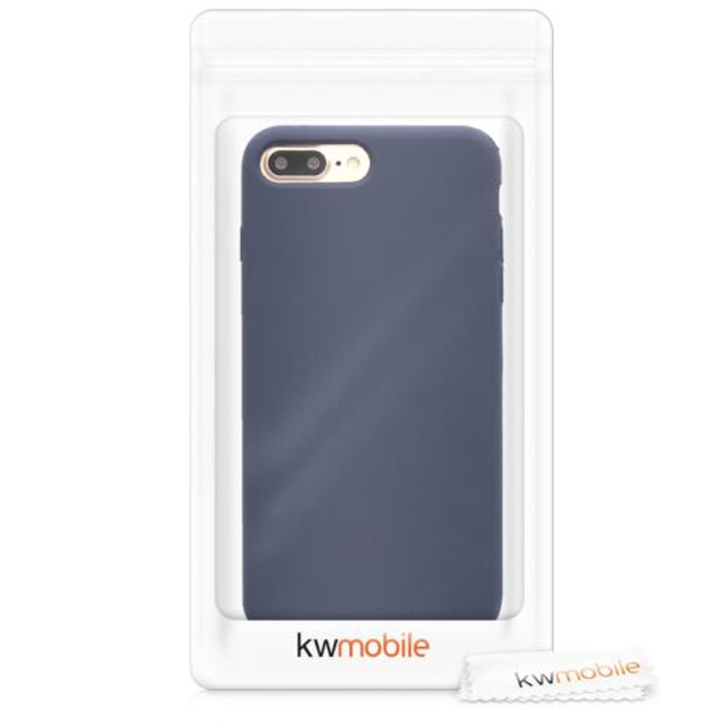 Husa pentru Apple iPhone 8 Plus/iPhone 7 Plus, Silicon, Albastru, 40842.53 fotografia produsului View 8 L
