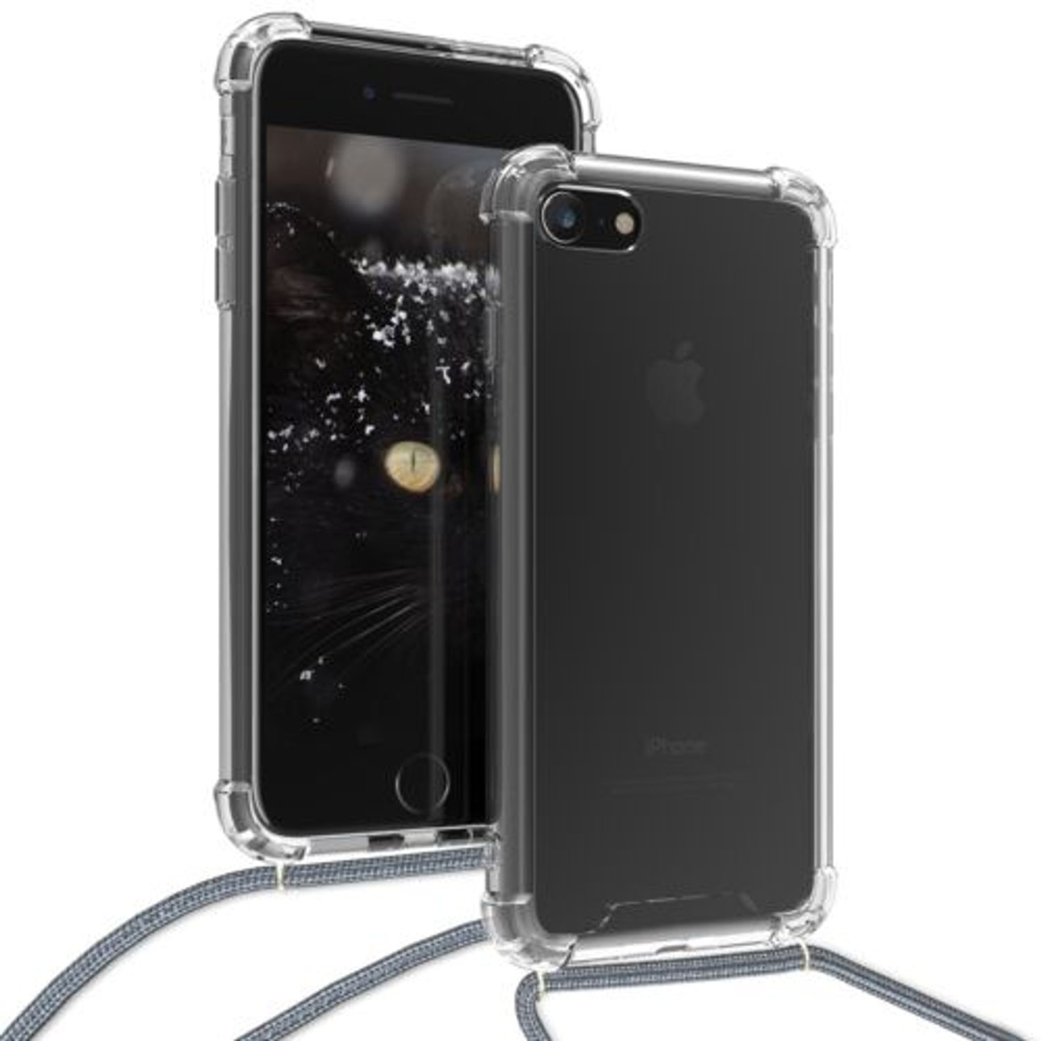 Husa pentru Apple iPhone 8/iPhone 7/iPhone SE 2, Silicon, Transparent, 47247.22 fotografia produsului View 7 L