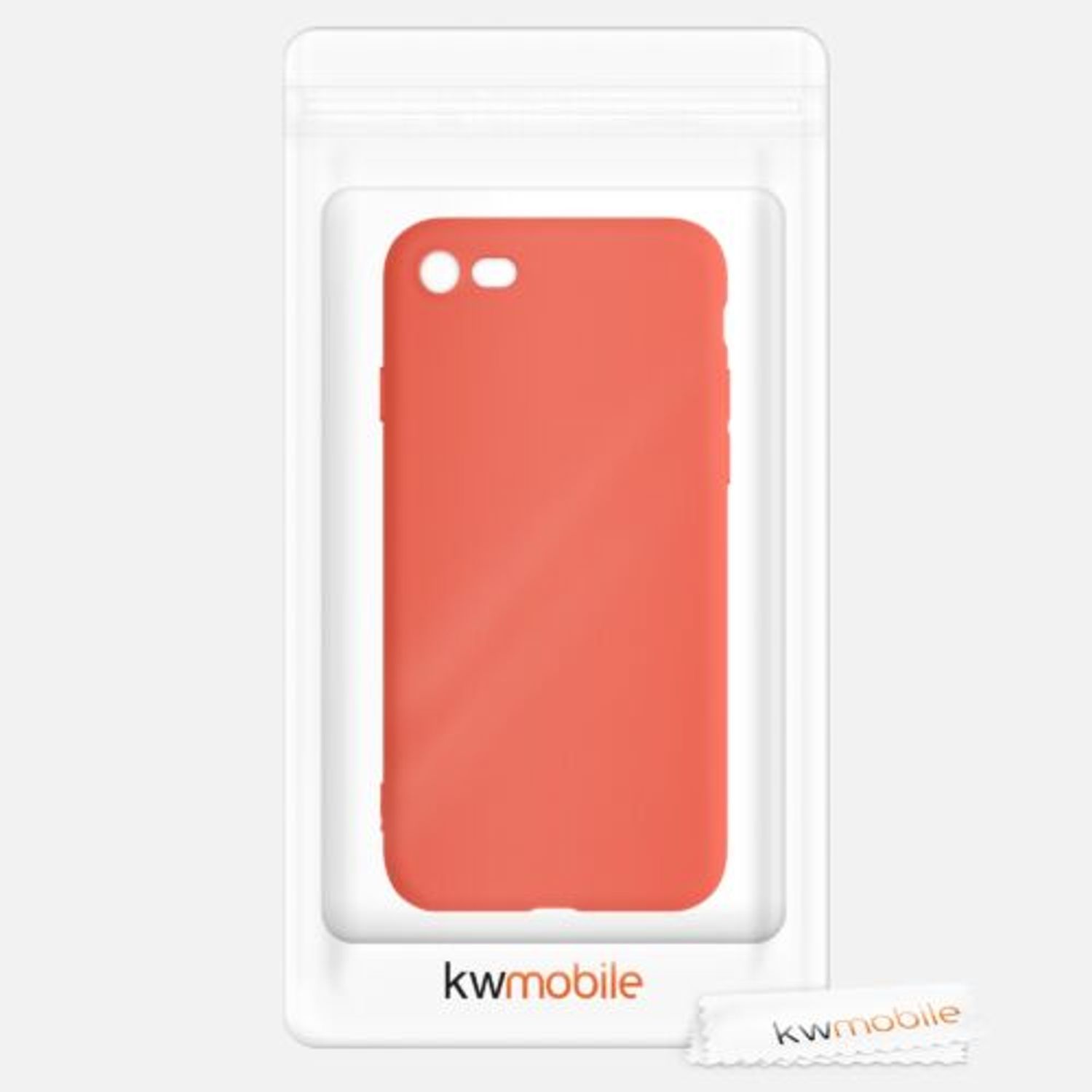Husa pentru iPhone 8/iPhone 7/iPhone SE 2, Silicon, Rosu, 39458.218 fotografia produsului View 7 L
