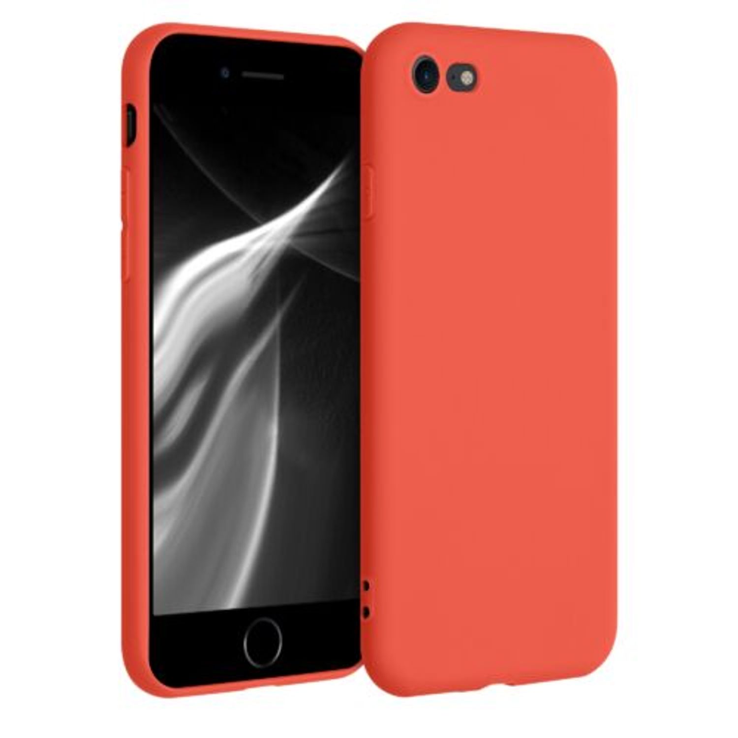 Husa pentru iPhone 8/iPhone 7/iPhone SE 2, Silicon, Rosu, 39458.218 fotografia produsului