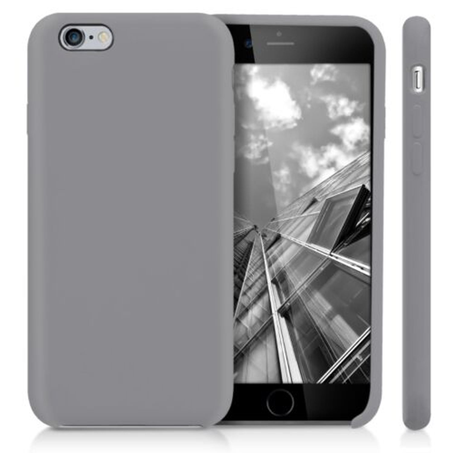 Husa pentru Apple iPhone 6/iPhone 6s, Silicon, Gri, 40223.155 fotografia produsului View 2 L