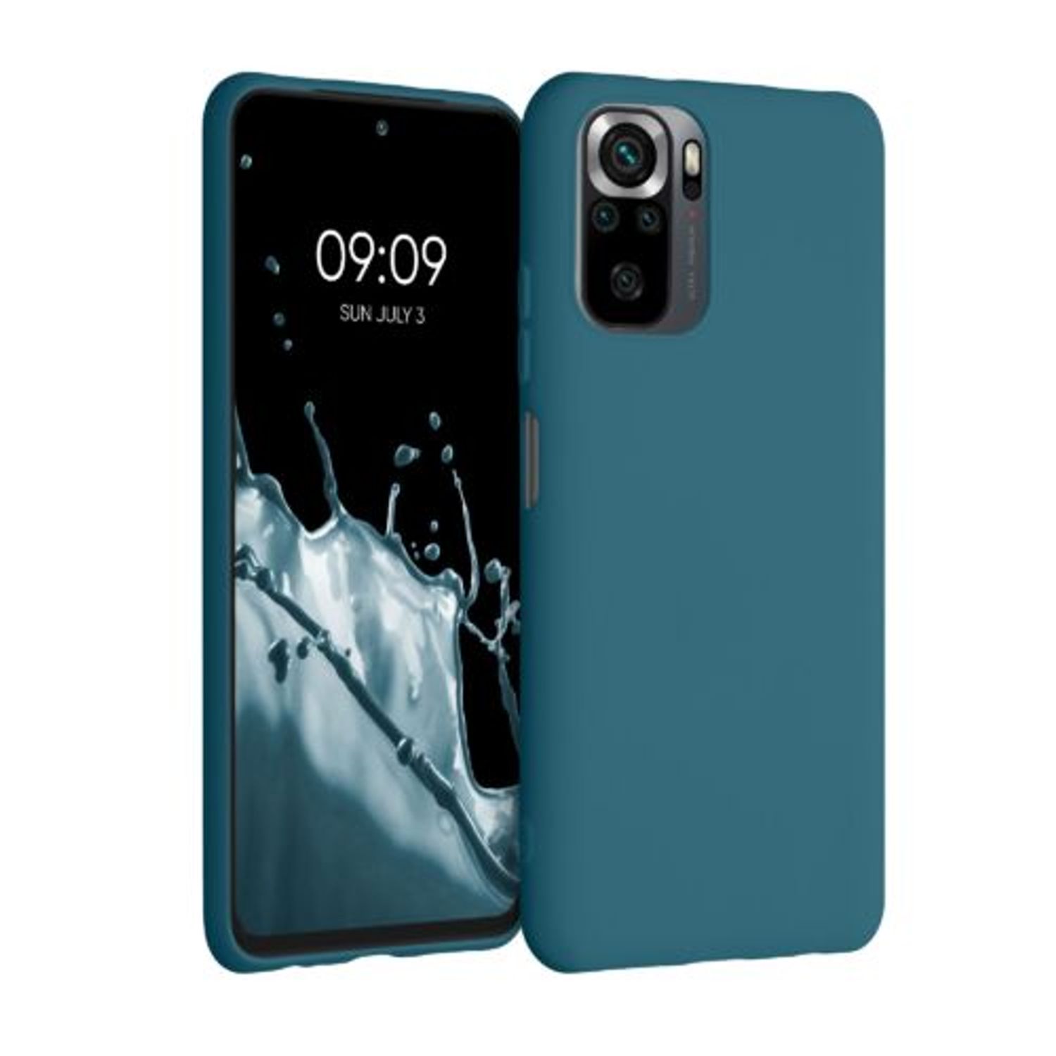 Husa pentru Xiaomi Redmi Note 10/Redmi Note 10S, Silicon, Albastru, 54541.57 fotografia produsului